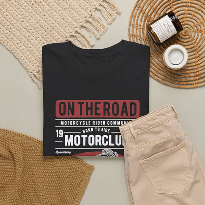On the Road Motorcycle Graphic T-Shirt