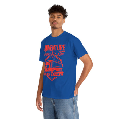 Adventure Is My Life Truck Trailer T-Shirt
