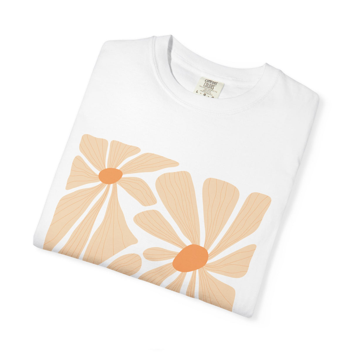 Daisy Square Garment-Dyed Women's T-Shirt