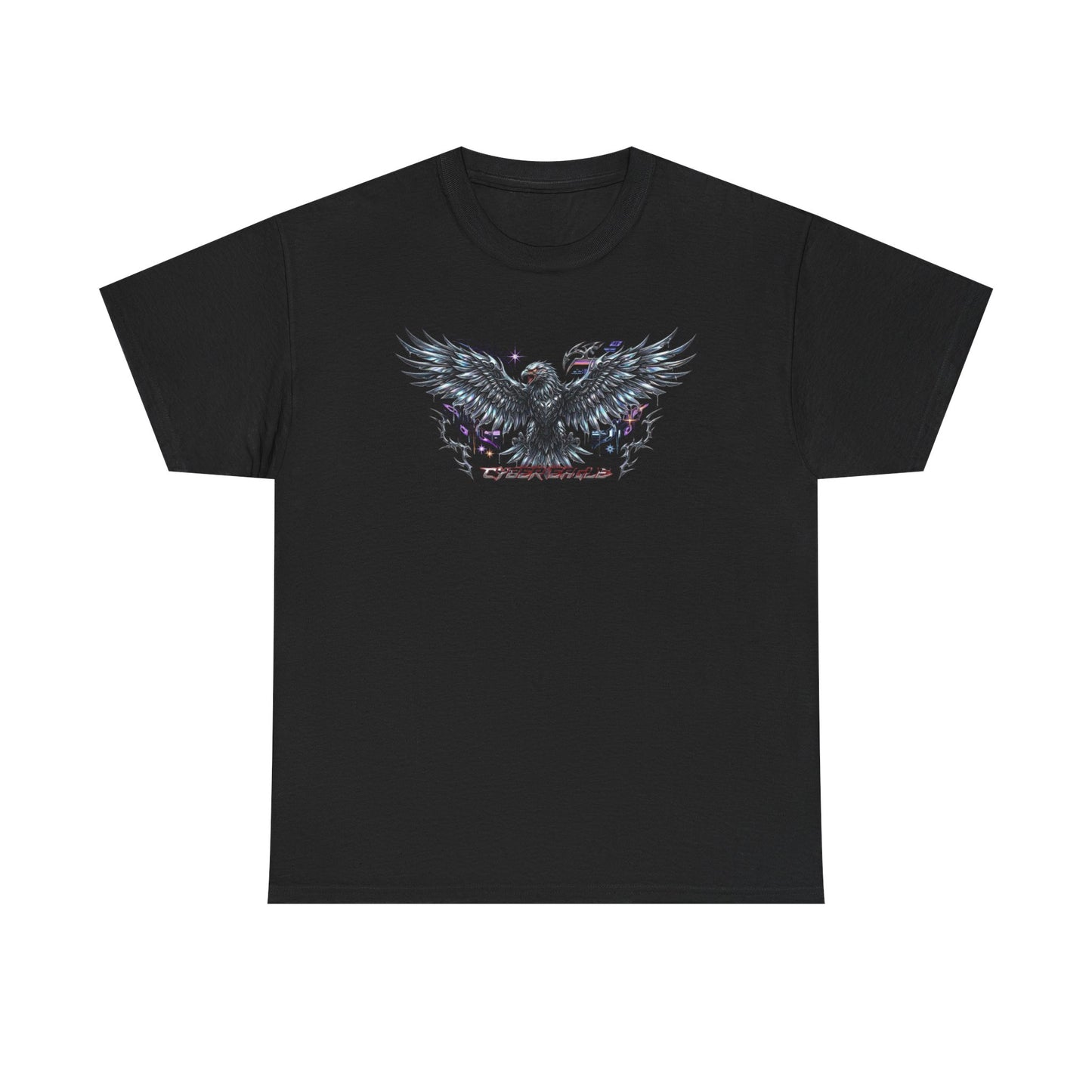 Chrome Eagle Wings Graphic Men's Tee