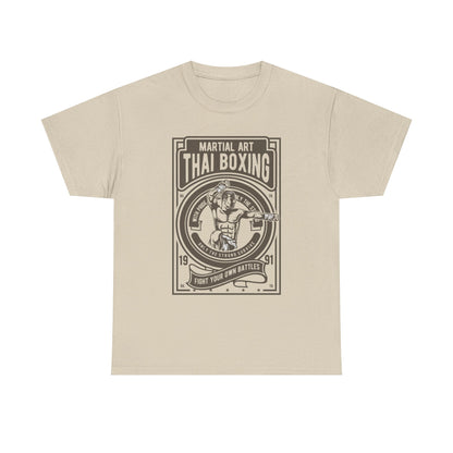 Muay Thai Boxing Vintage Emblem T-Shirt