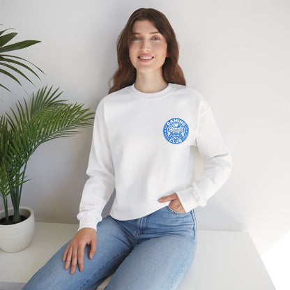 Gaming Club Embroidered Chest Logo Crewneck Sweatshirt