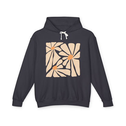 Daisy Square Lightweight Women's Hooded Sweatshirt
