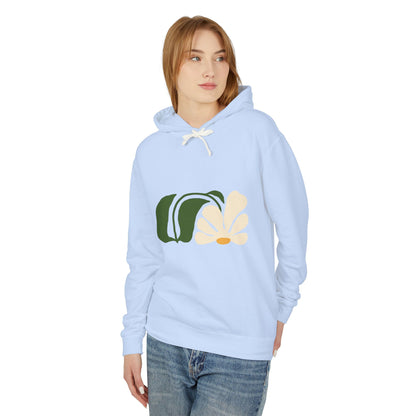 Botanical Butterfly Lightweight Women's Hooded Sweatshirt