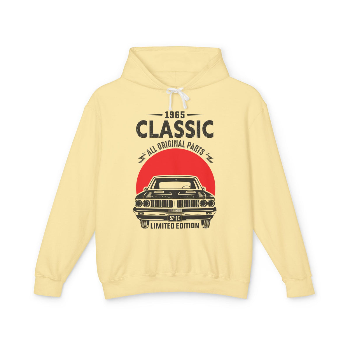 1965 Classic All Original Parts Limited Edition Lightweight Hooded Sweatshirt