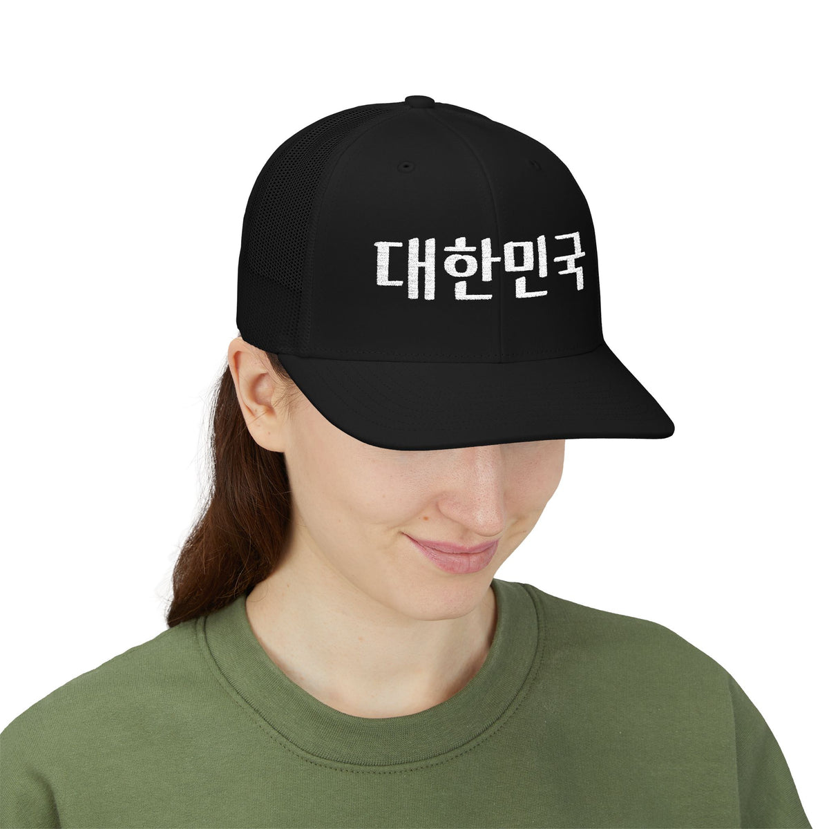 Korea Hangul Embroidered Snapback