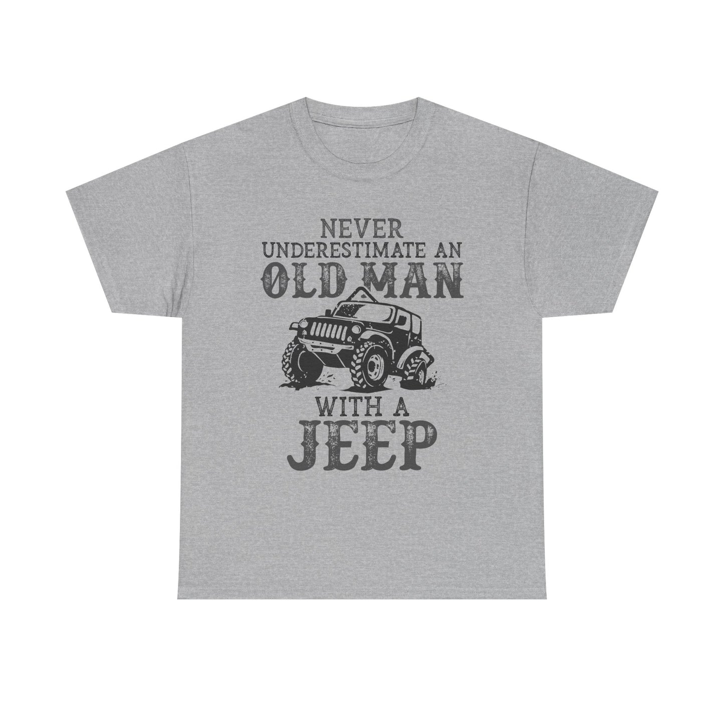 Never Underestimate Old Man With Jeep T-Shirt