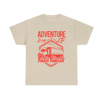 Adventure Is My Life Truck Trailer T-Shirt
