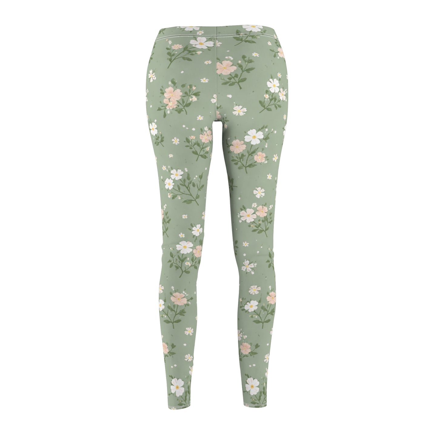 Pastel Blossom Women's Casual Leggings