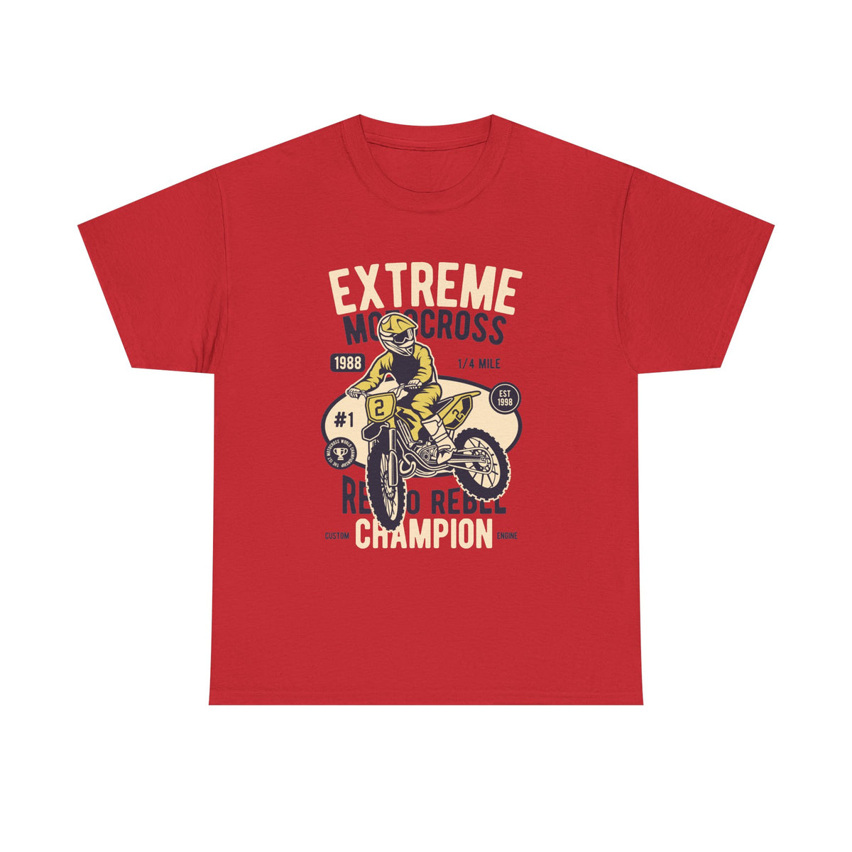 Extreme Motocross Retro Racing Champion T-Shirt