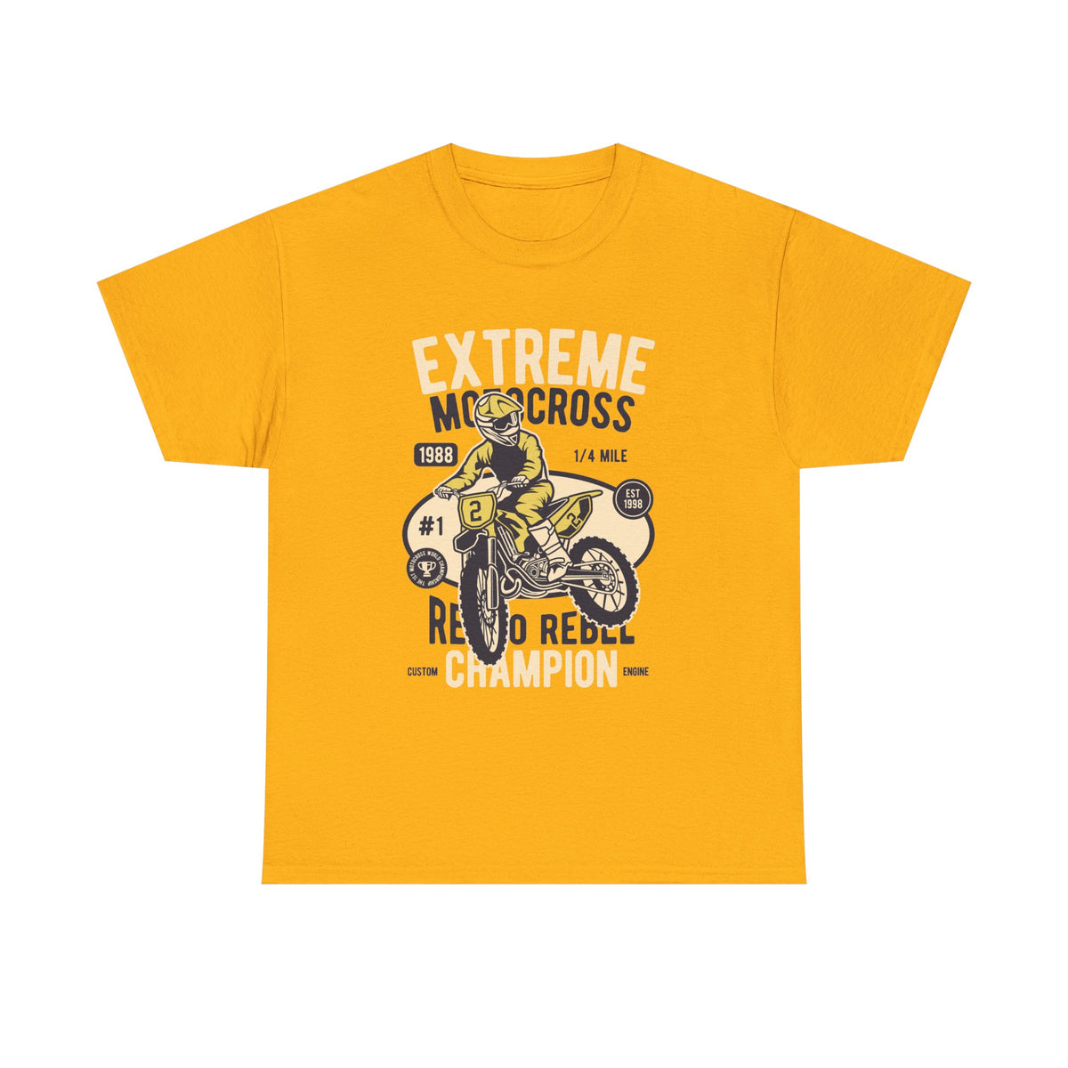 Extreme Motocross Retro Racing Champion T-Shirt