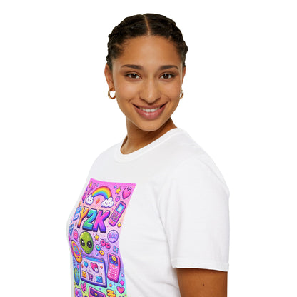8Bit Y2K Retro Tech Graphic Women's T-Shirt