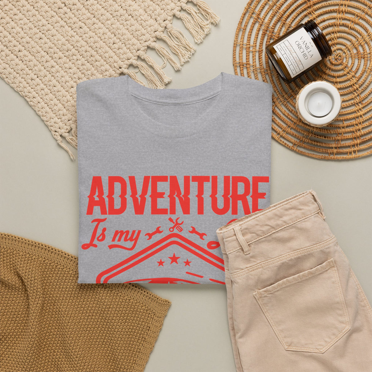 Adventure Is My Life Truck Trailer T-Shirt