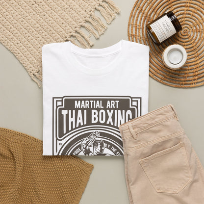 Muay Thai Boxing Vintage Emblem T-Shirt