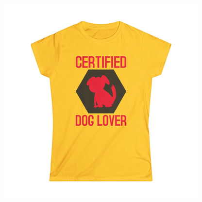 Certified Dog Lover Women's T-Shirt