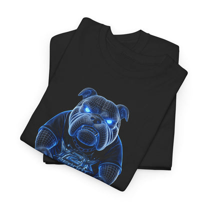 Wire Frame Bulldog Glow Men's Tee