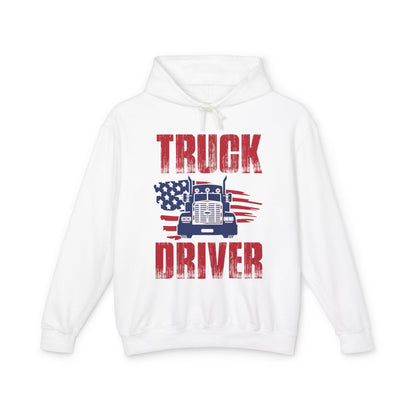 Truck Driver Lightweight Hooded Sweatshirt