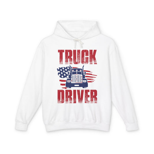 Truck Driver Lightweight Hooded Sweatshirt