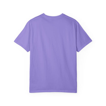 Floral Retro Block Print Garment-Dyed Women's T-Shirt