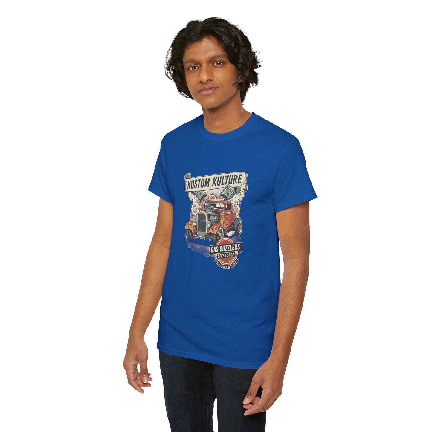 Kustom Kulture Gas Guzzlers Men's T-Shirt