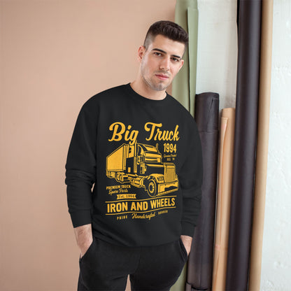 Big Truck 1994 Iron And Wheels Men's Champion Sweatshirt