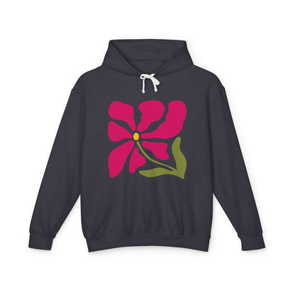 Floral Abstract Flower Lightweight Women's Hooded Sweatshirt
