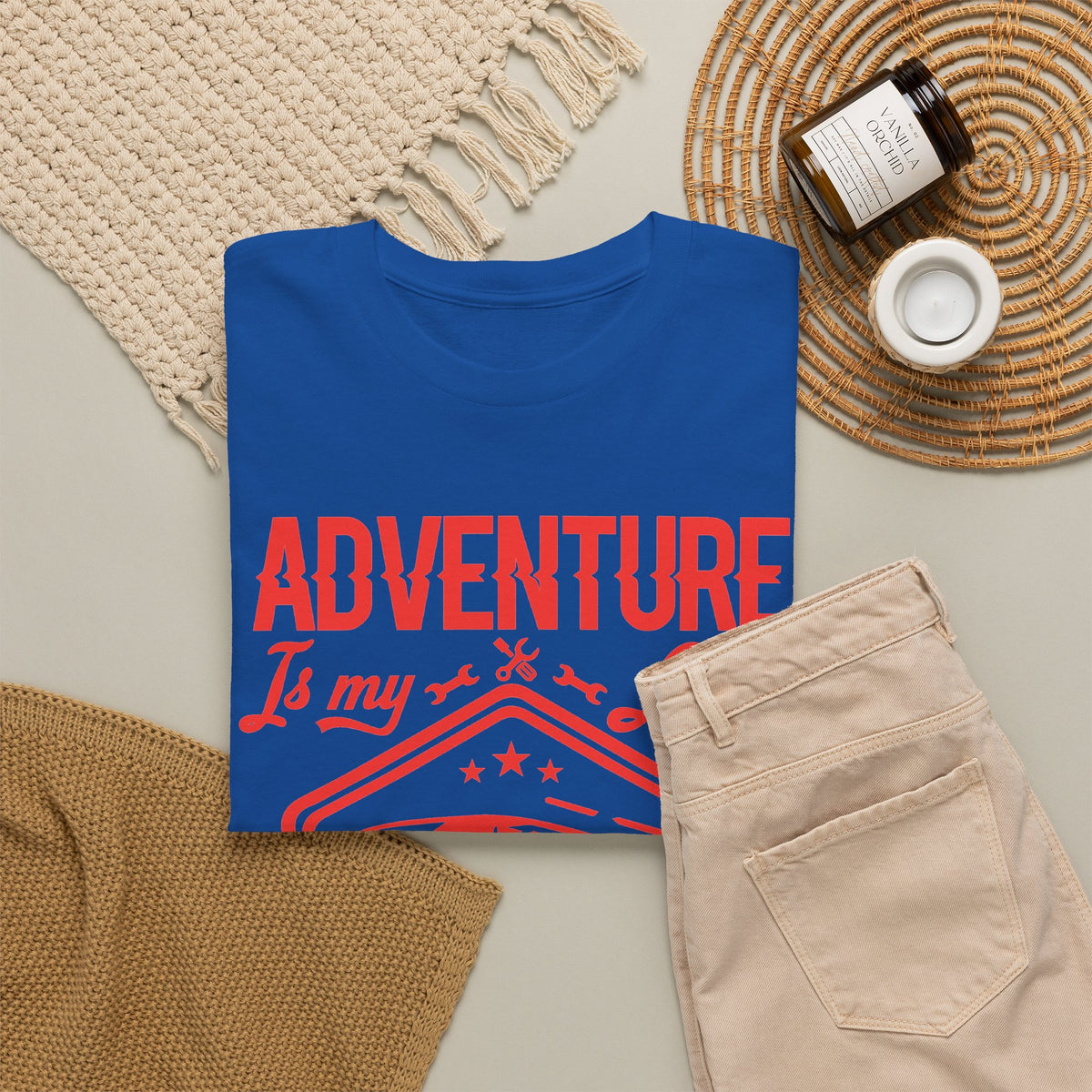 Adventure Is My Life Truck Trailer T-Shirt