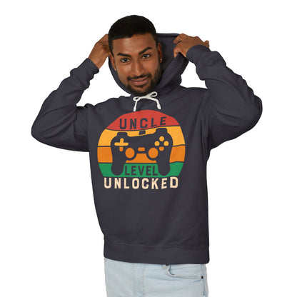 Uncle Level Unlocked Lightweight Hooded Sweatshirt