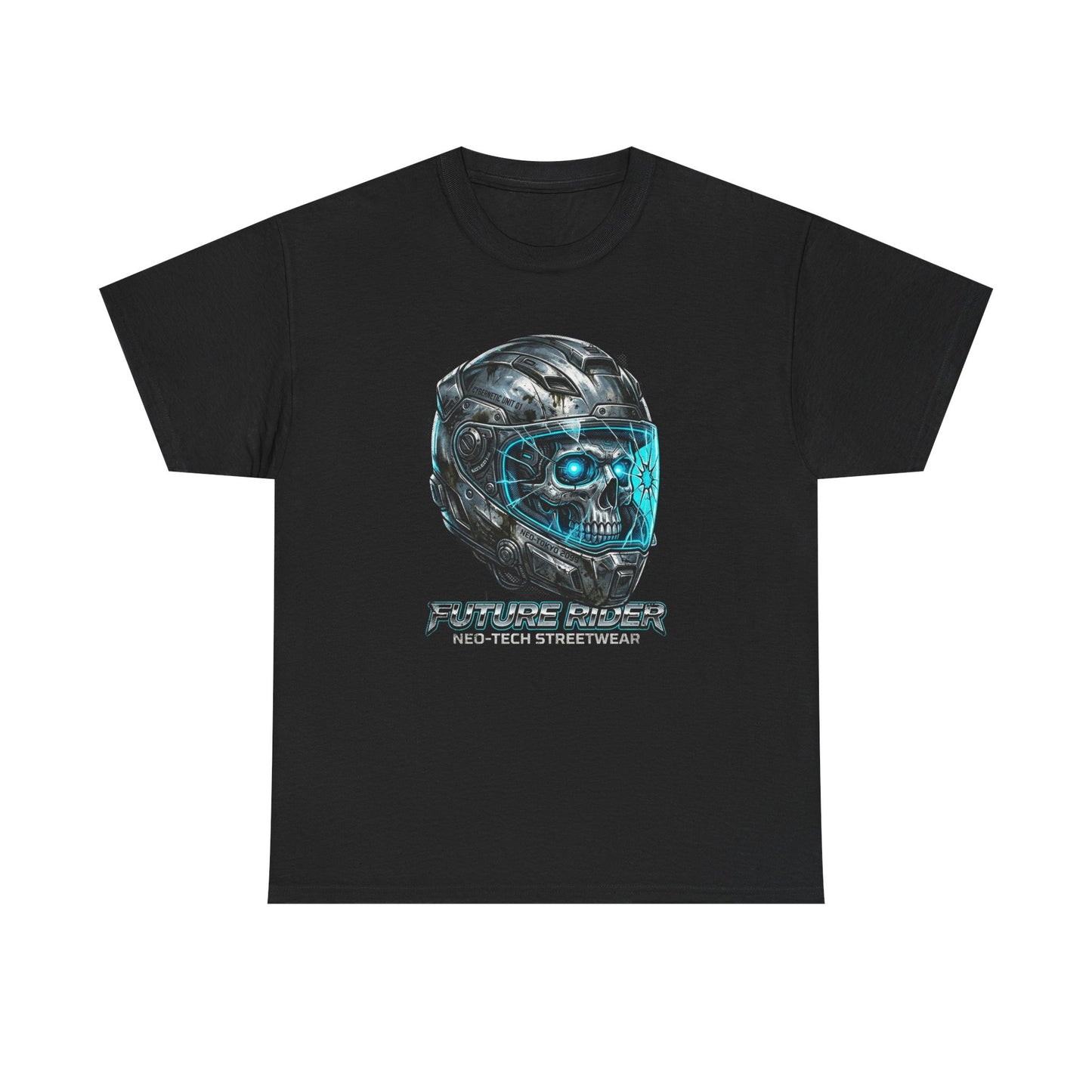 Future Driver Cyber Skull Helmet Men's Tee