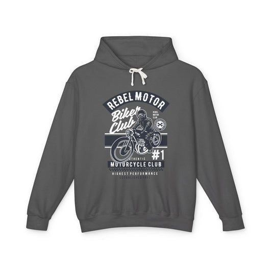 Rebel Motor Bike Club Lightweight Hooded Sweatshirt