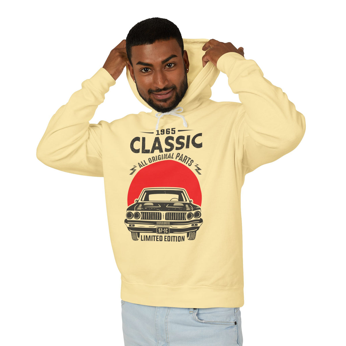 1965 Classic All Original Parts Limited Edition Lightweight Hooded Sweatshirt