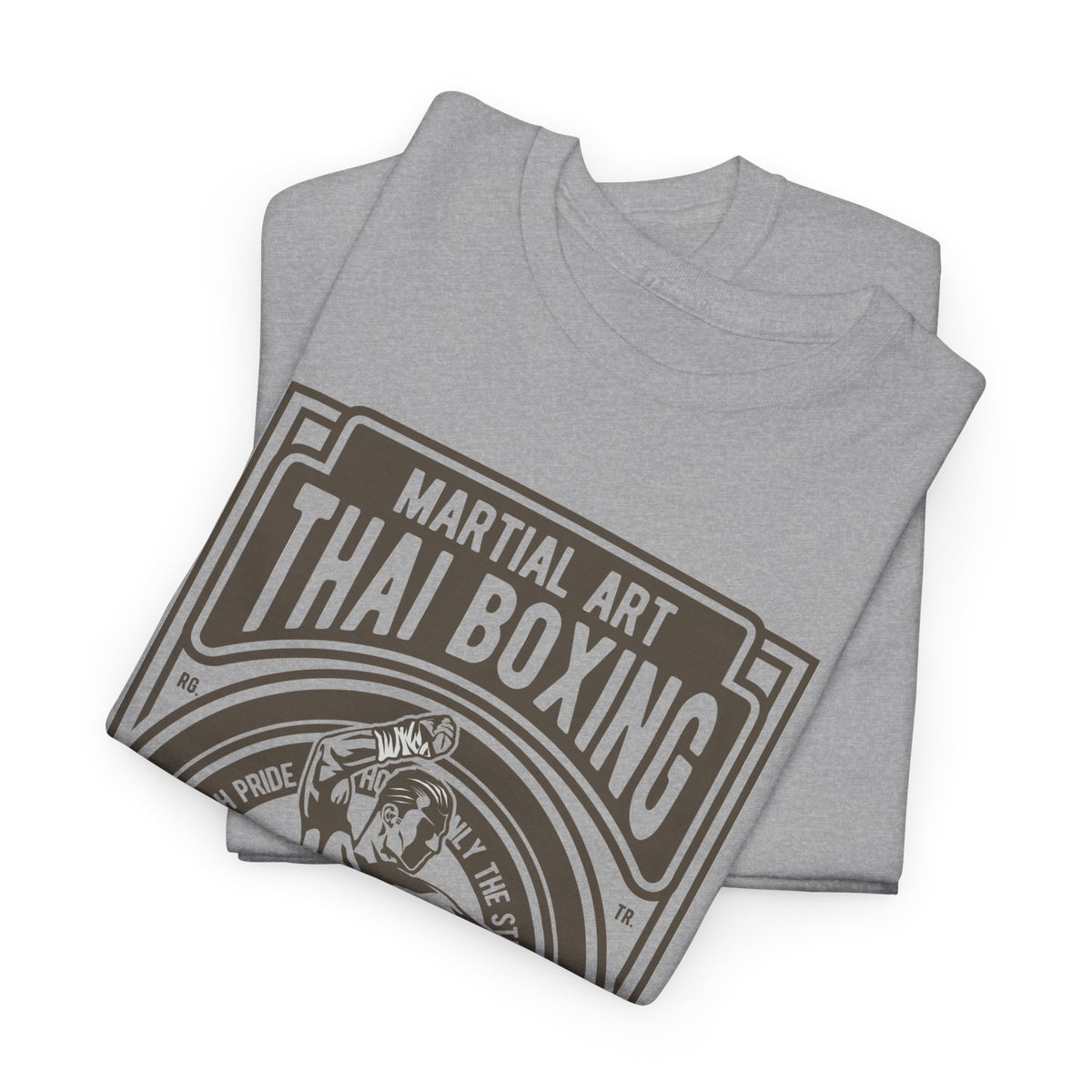 Muay Thai Boxing Vintage Emblem T-Shirt
