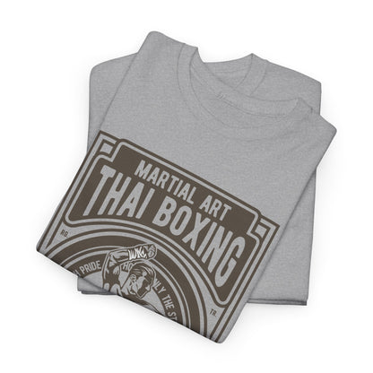 Muay Thai Boxing Vintage Emblem T-Shirt
