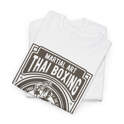 Muay Thai Boxing Vintage Emblem T-Shirt