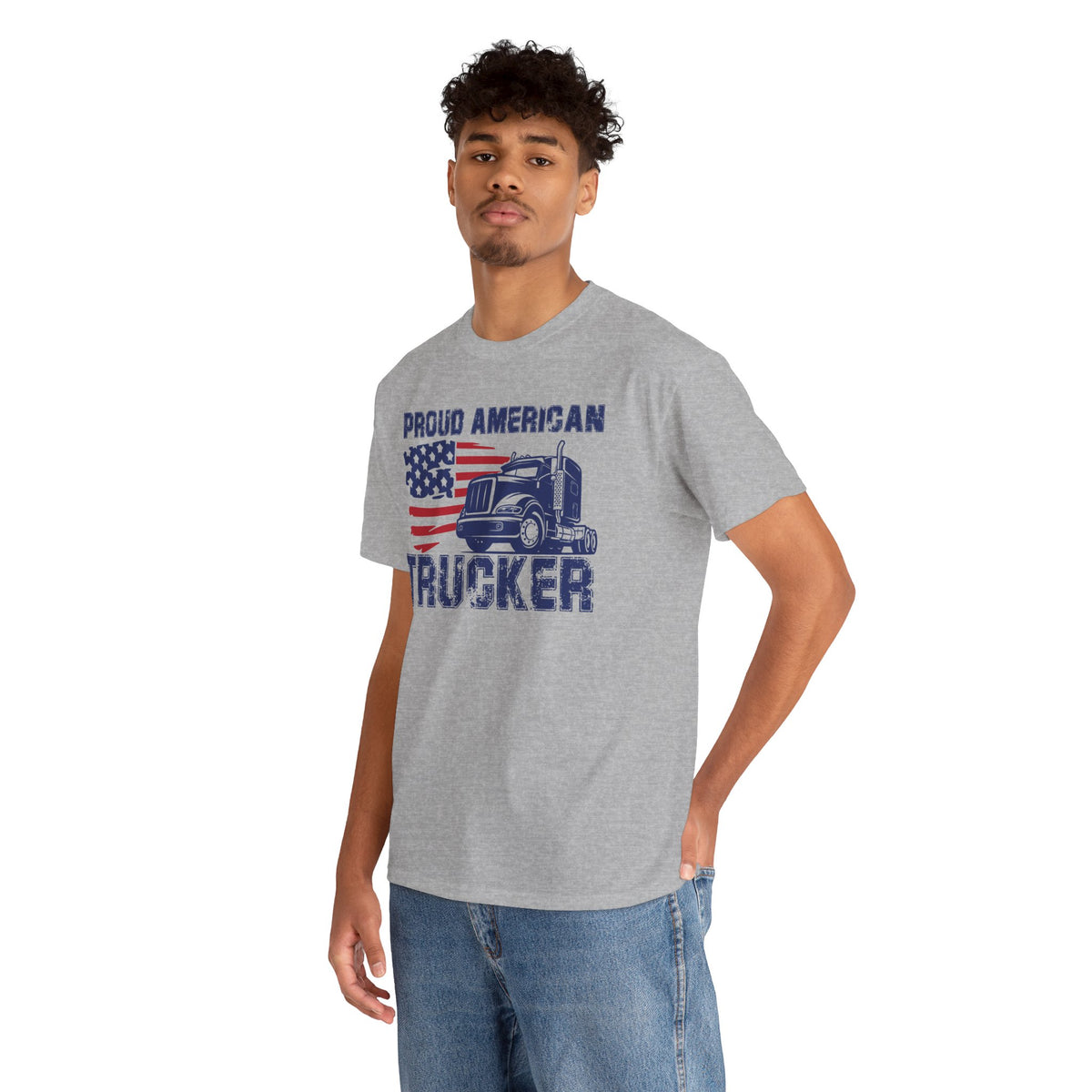 Proud American Trucker T-Shirt