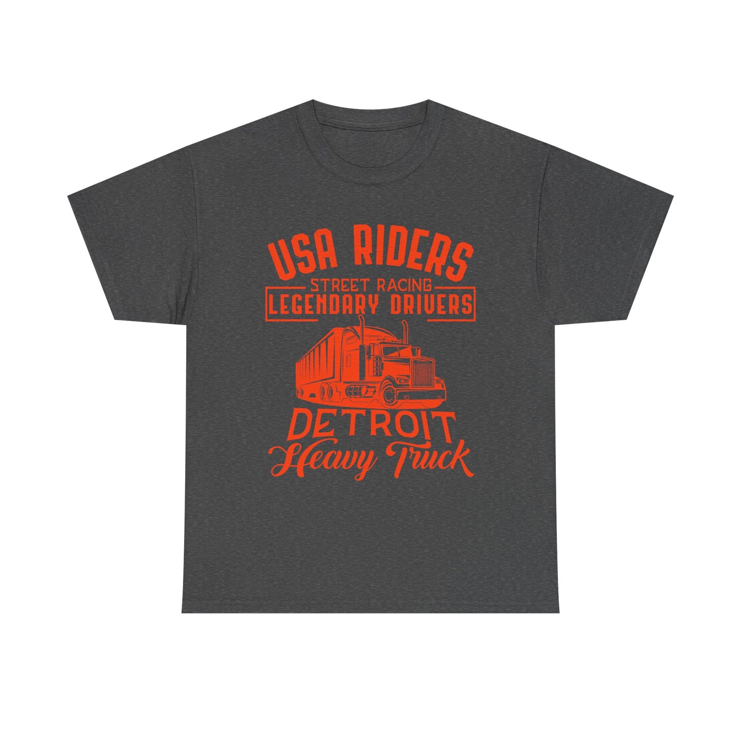 USA Riders Detroit Heavy Truck T-Shirt