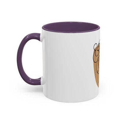 Abstract Line Art Woman Accent 110z Mug