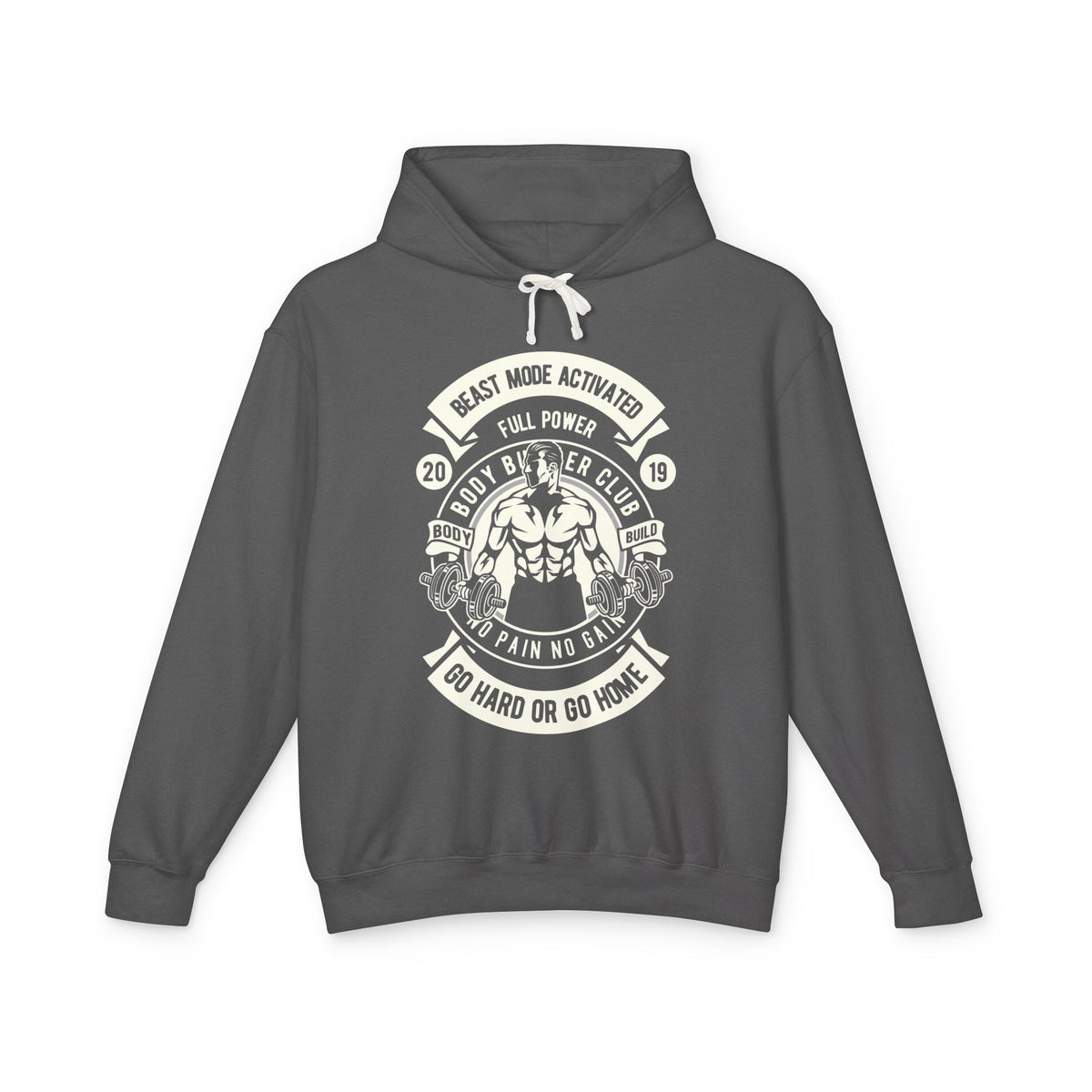 Beast Mode Activated Lightweight Hooded Sweatshirt