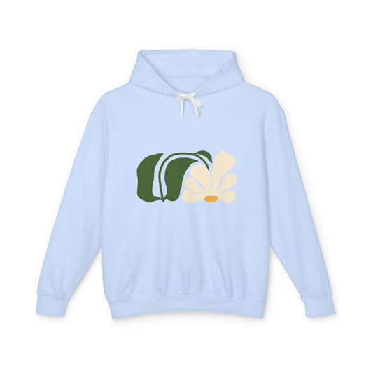 Botanical Butterfly Lightweight Women's Hooded Sweatshirt
