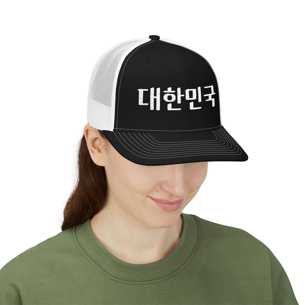 Korea Hangul Embroidered Snapback