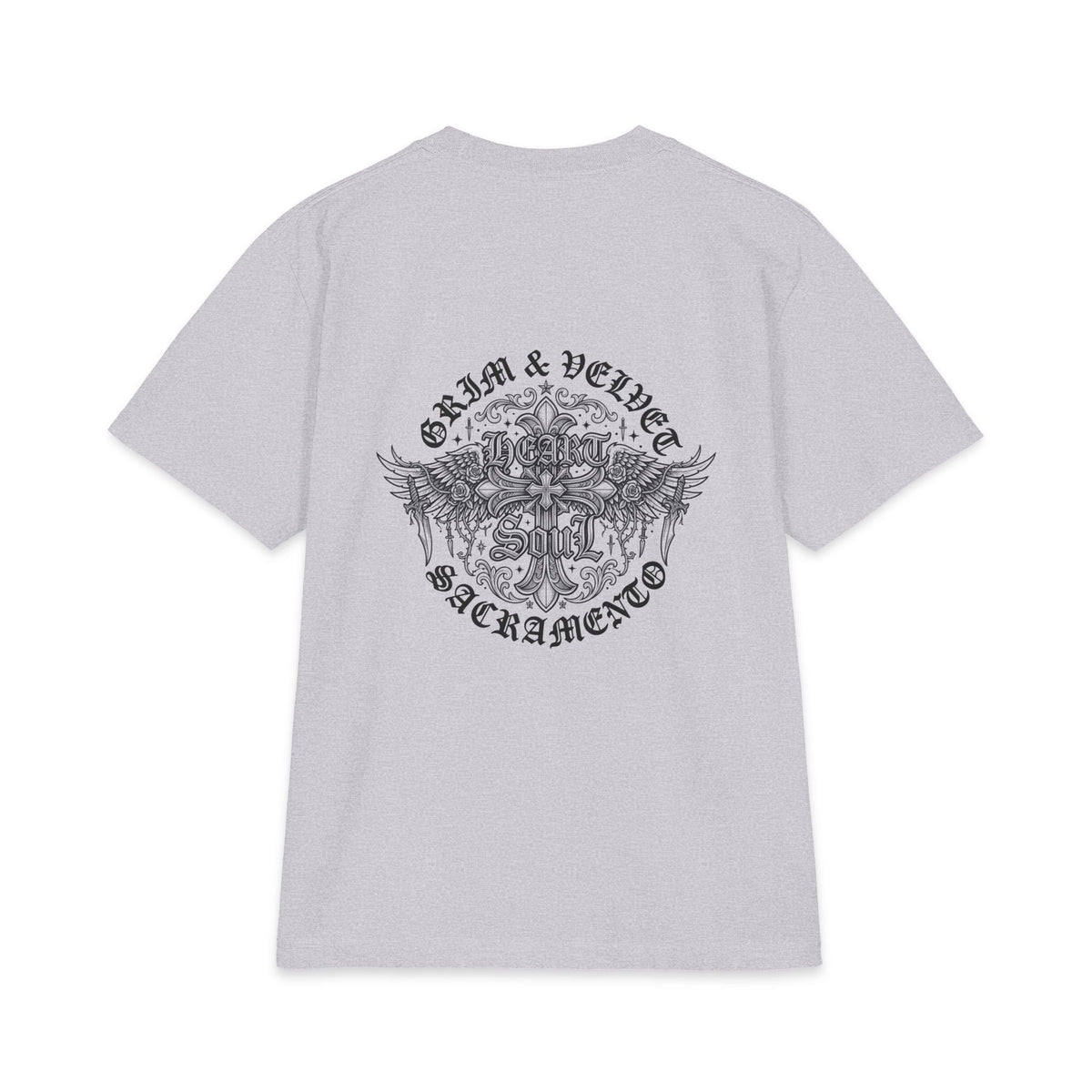 Grim & Velvet Heart Soul Max Heavyweight T-Shirt