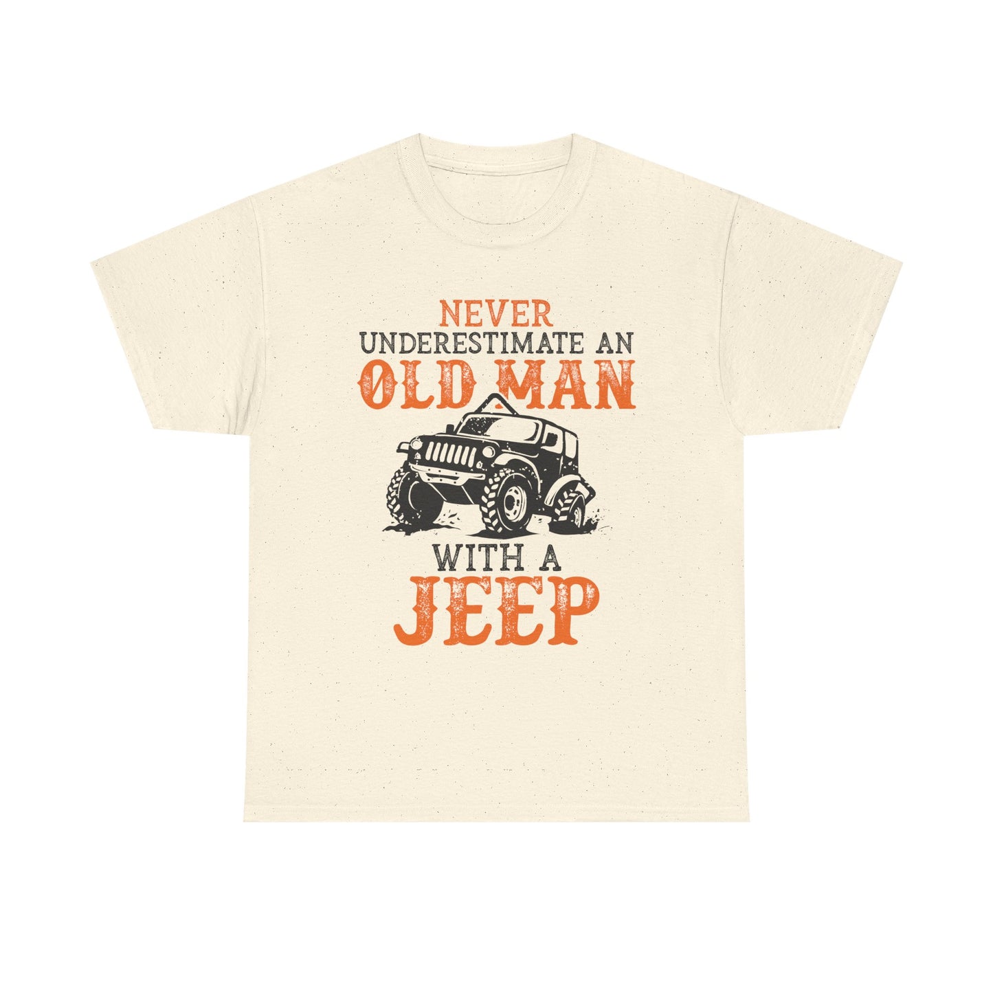 Never Underestimate Old Man With Jeep T-Shirt