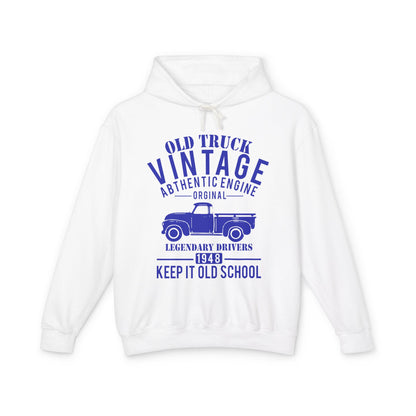 Old Truck Vintage Lightweight Hooded Sweatshirt