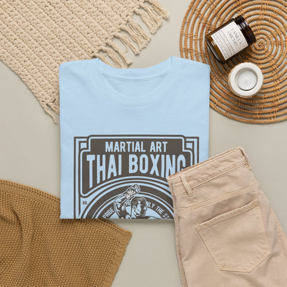 Muay Thai Boxing Vintage Emblem T-Shirt
