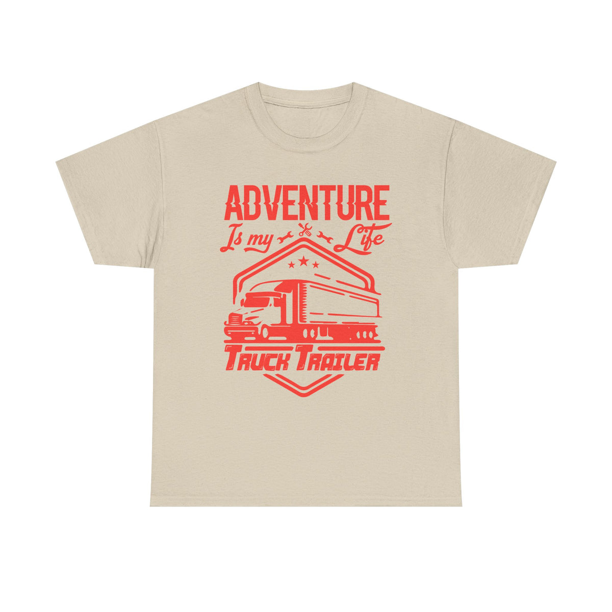 Adventure Is My Life Truck Trailer T-Shirt