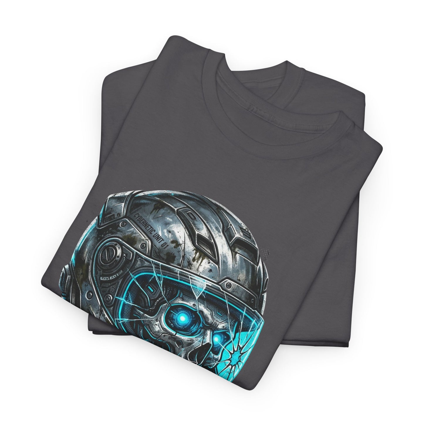 Future Driver Cyber Skull Helmet Men's Tee