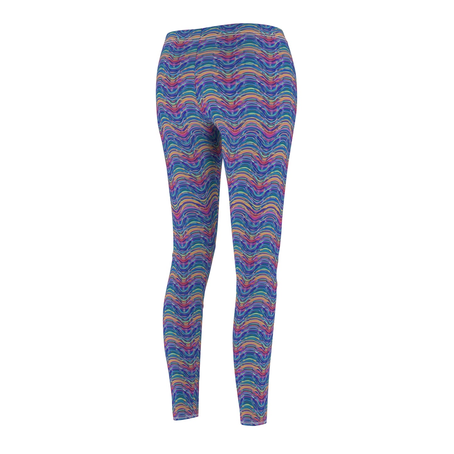 Colorful Psychedelic Patterned Women's Leggings