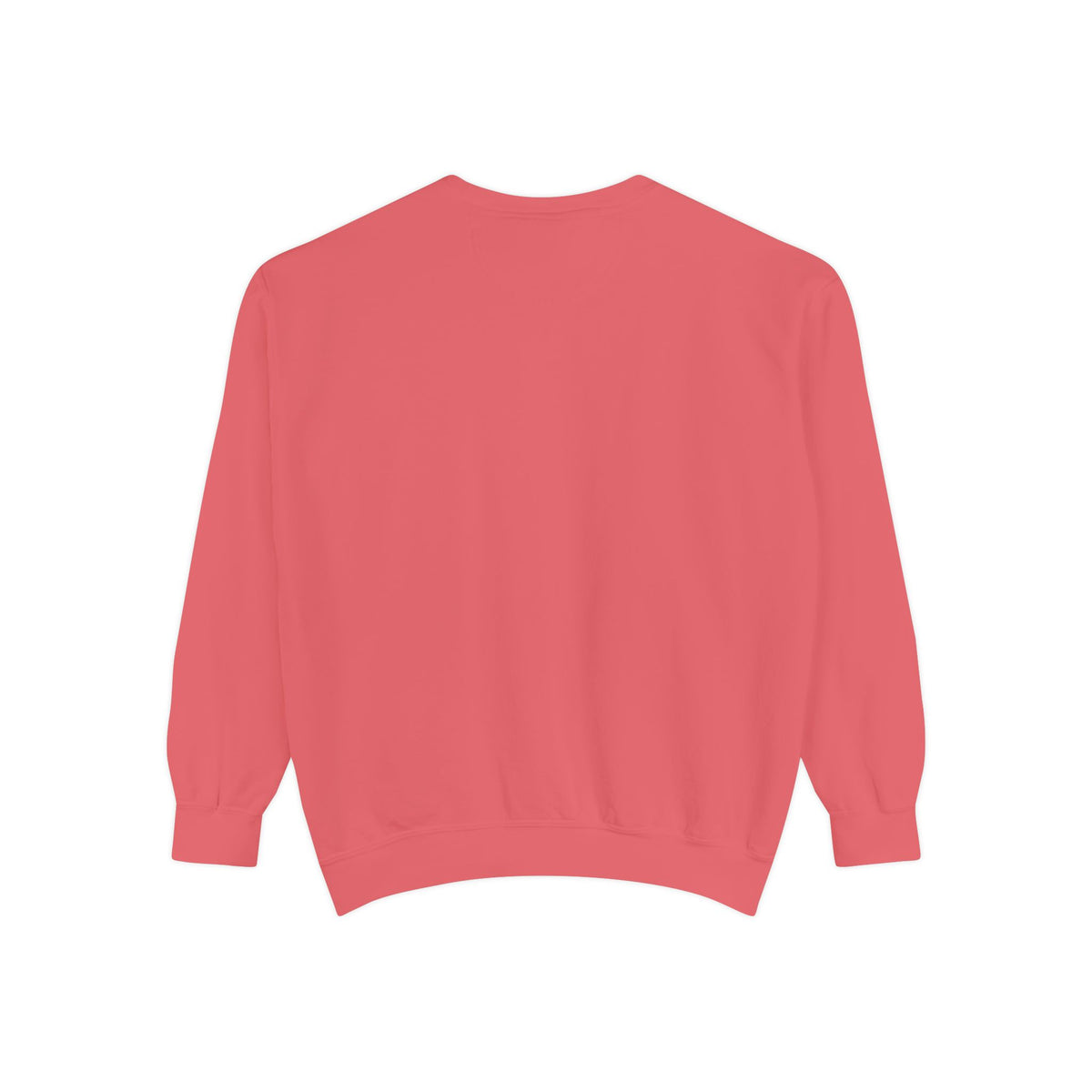Floral Retro Block Print Garment-Dyed Women's Sweatshirt