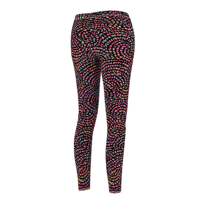 Colorful Mosaic Swirl Women's Leggings
