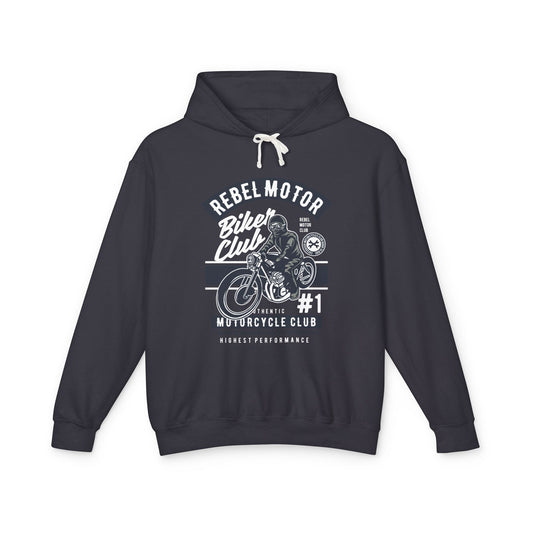 Rebel Motor Bike Club Lightweight Hooded Sweatshirt